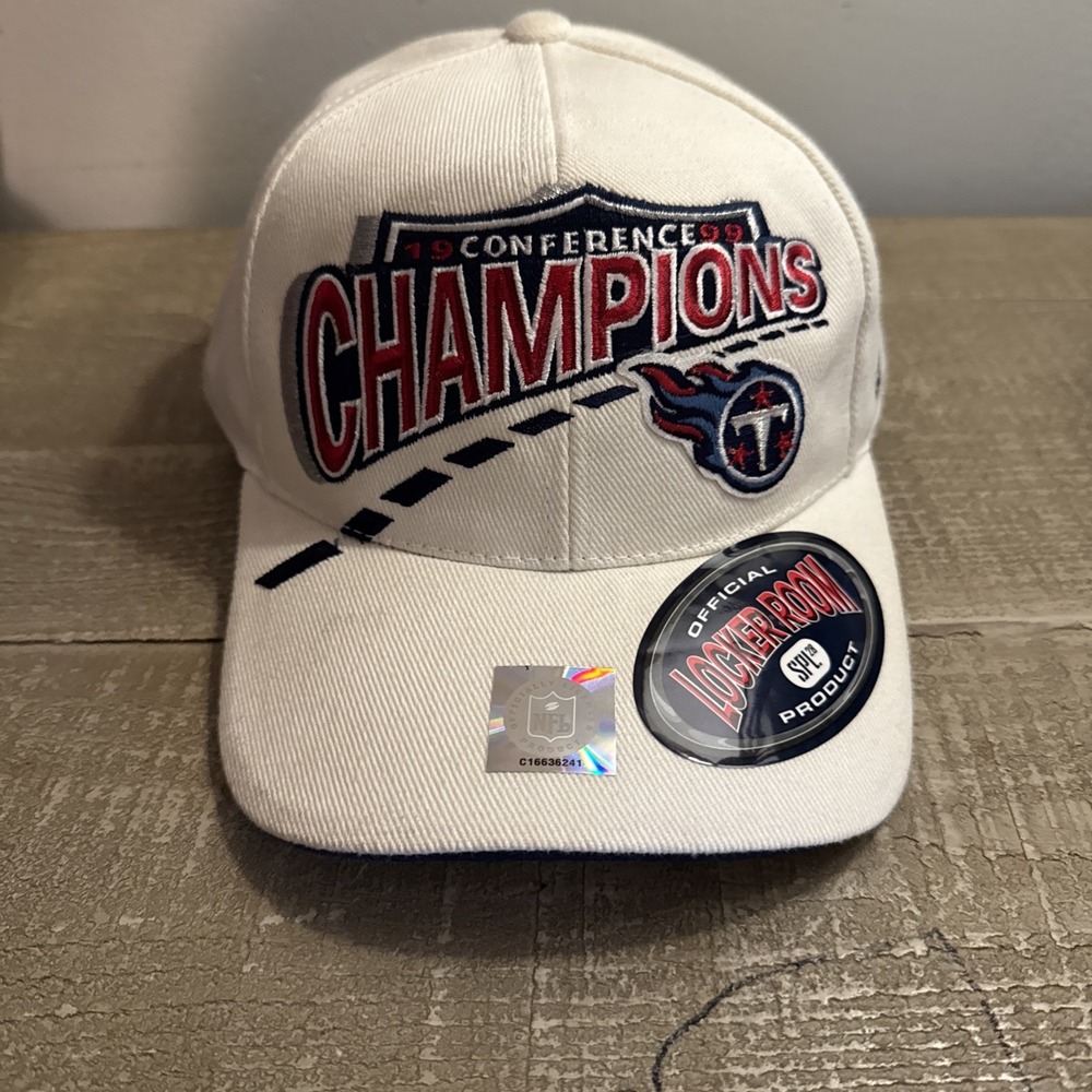 Men's Tennessee Titans 1999 Conference Champs Hat White